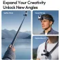 Ulanzi IN08 magnetinis adapteris GO Ultra kamerai su selfie lazdele, galvos juosta ir kaklo montavimu