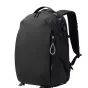 Ulanzi YY038 Urban Travel Backpack V2 22L žalias šoninis vaizdas, pabrėžiantis paminkštintus petnešas, tinklinę šoninę kišenę ir kompaktišką dizainą miesto kelionėms.