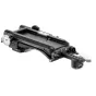 Tilta ES-T22-SPB greito paleidimo petiesių pagrindinė plokštė su Manfrotto stiliaus viršumi, Sony VCT-U14 dantytu pagrindu, LWS strypo kabliais ir įmontuota silikono peties pagalvė, užtikrinanti ergonominį balansą.