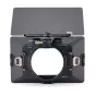 Tilta Mirage Pro 114mm matinė dėžutė su atviru anglies pluošto saulės apsauga, moduliniu filtrų laikikliu ir užtvirtinimo sistema profesionaliems filmų objektyvams
