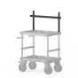 Tilta TC-MB-B juodo aliuminio montavimo strypas Boulder Camera Cart su sriegtais tvirtinimo taškais, šoninis vaizdas