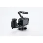 Tilta Canon C50 Pro kameros modulinė dėžė su PD šonine rankena, viršutine rankena, kabelių užtvankėlėmis ir Arca-Swiss pagrindine plokšte įvairioms vaizdo įrašymo konfigūracijoms