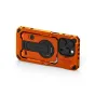 Tilta Khronos iPhone 16 Pro oranžinis tvirtas dėklas su moduliariu priedų tvirtinimu ir kameros apsauga