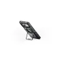 Tilta Khronos iPhone 17 Pro modulinis dėklas su papildomų prietaisų tvirtinimo vietomis ir užraktu tvirtinimo sistema Space Gray spalvos