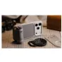 Tilta Khronos Lite iPhone 17 Pro kūrėjų komplektas juodos spalvos su moduliniu apsauginiu dėklu, magnetiniu filtrų laikikliu ir objektyvo dangteliu, demonstruojantis kompaktišką dizainą filmų kūrėjams ir fotografams.