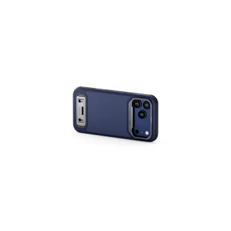 Tilta Khronos Lite iPhone 17 Pro Max dėklas mėlyna spalva, šoninis vaizdas, pabrėžiantis magnetinį nugaros panelį ir kameros apsaugos žiedą. Tilta Khronos Lite iPhone 17 Pro Max dėklas mėlyna spalva, šoninis vaizdas, pabrėžiantis magnetinį nugaros panelį ir kameros apsaugos žiedą.