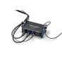 Zoom UAC-232 USB audio konverteris su dviem XLR/TRS kombinaciniais įėjimais, MIDI I/O jungtimis ir ausinių išvestimi, turintis įvairius valdymo mygtukus ir jungiklius.