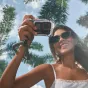 Insta360 Ace Pro 2/Ace Pro Xplorer Grip Kit Silver su ergonominiu rankenos dirželi, idealiai tinka lauko fotografijai
