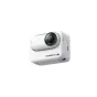 Insta360 GO 3S 64GB kompakti veiksmo kamera su išsikišusiu objektyvu ir minimalistiniu dizainu, priekinis vaizdas