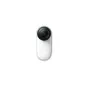 Insta360 GO 3S 64 GB veiksmo kamera priekis su išsiskiriančiu 4K objektyvu ir elegantišku dizainu.