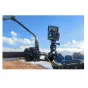Insta360 sunkioji klampa INST110-39, tvirtai pritvirtinta ant motociklo vairų, skirta stabiliam GO 3/GO 3S kameros filmavimui