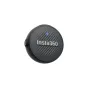 Insta360 Mic Air Transmitter bevielis mikrofonas priekis su kompaktišku dizainu ir mėlynas LED indikatorius