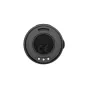 Insta360 Mic Air siųstuvo nugara su techninėmis specifikacijomis, 97mAh baterija, USB-C įkrovimo prievadu ir CE sertifikatu