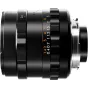 Thypoch Simera 28mm f1.4 objektyvas Leica M montūrai su dvigubomis fokuso tabulėmis, juodu aliuminio korpusu ir raudona gylio skalės žyme