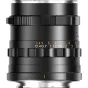 Thypoch Simera 28mm f1.4 juodas objektyvas Sony E-mount su rankiniu fokuso žiedu ir detaliomis diafragmos žymėmis nuo f/1.4 iki f/16