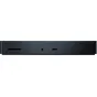Razer Thunderbolt 4 Dock Chroma užpakalinė pusė su USB-C ir maitinimo prievadais, palaikanti du 4K ekranus ir greitą jungimą