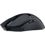 Razer Cobra HyperSpeed bevilkio žaidimų pelė juoda, su simetriniu ergonominiu dizainu, tekstūruota rankena, šoninėmis mygtukais ir centriniu slinkimo ratuku.