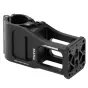 Tilta HDA-T08-SRA 50mm greitojo bėgiu adapteris Hydra Arm Mini - juodas anodintas aliuminio skirstomas užtvaras su dviem varžtais, skirtas tvirtai 2 colių bėgiui