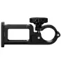 Tilta HDA-T08-SRA 50mm greitojo geležinkelio adapteris Hydra Arm Mini - juodas anodizuotas aliuminio skirstomas kramtukas su dviem varžtais, saugiai tvirtinamas prie 2 colų geležinkelio
