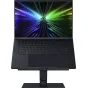 Razer juodas reguliuojamas nešiojamo kompiuterių stovė su ventiliacijos dizainu, talpina iki 18 colių ekranų, idealus žaidimams ir darbui ergonomiškai