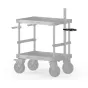 Tilta TC-FHB-B 75/100mm skystosios galvos rutulio montavimo įrenginys Boulder Camera Cart – juodas aliumininis užtvirtinimo mechanizmas su išimamu adapteriu greitai tvirtinti 75mm/100mm galvas
