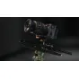 Tilta Arca aukščio reguliuojama 15mm LWS pagrindinė plokštė su kameros montu, rodanti modulini dizainą LWS 85mm suderinamumui ir greitai atidarytinai Arca plokštėms.