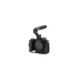 Tilta juodas Canon R6 Mark III kameros rėmas su viršutiniu rankena, kabelių fiksatoriumi ir ARCA suderinama pagrindo plokšte.