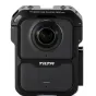 Tilta kameros dėklas TA-T89-A-B DJI Osmo 360: priekinis vaizdas su objektyvo apsauga, šaltojo batų tvirtinimu ir apsukimo apsauga 1/4-20
