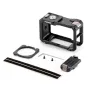 Tilta TA-T72-A-B kameros dėžės komplektas DJI Osmo Action 5 Pro su magnetine pagrindo plokšte, filtrų adaptatoriumi ir priedais profesionaliam veiksmo kameros saugumui
