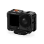 Tilta kameros kėdė DJI Osmo Action 6 - juodas priekis su ergonominėmis mygtukais ir magnetine pagrindine plokšte