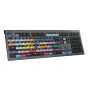 LogicKeyboard Avid Media Composer PRO Astra 2 klaviatūra Mac su 135 spalvotais greitaisis klausimais, apšviestais klavišais ir įmontuotu USB 3.0 hubu, skirtu medijos montavimo darbui