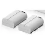 Tilta LP-E6P USB-C įkrovimo stotis su 4 slotais ir LED rodikliais, kompaktiškas balto atspalvio dizainas Canon ir suderinamoms LP-E6 baterijoms