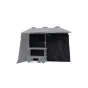 Tilta Sunshade Boulder Camera Cart - 4 panelių juoda ekrano uždanga su įmontuotu lentynėliu, skirta sumažinti blizgesį ir užtikrinti aiškų vaizdo matomumą lauke