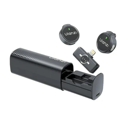 Ulanzi A21 Wireless Microphone Black-Lightning