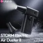 Ulanzi STORM elektrinis oro pūstukas su ryškia LED šviesa, elegantišku dizainu ir pūstuko priedais elektronikos ir fotoaparato valymui