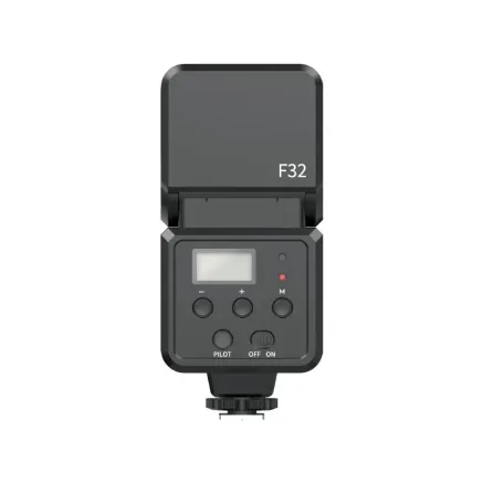 Ulanzi F32 V2 Camera Flash Speedlite - GN 32, built-in battery, high-speed sync