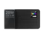 Ulanzi K20 RGB 20W nešiojama video panelės LED šviesa su reguliuojamais RGB spalvų nustatymais, ryškumo kontrole ir elegantišku dizainu profesionaliam vaizdo ir fotografijai.