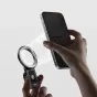Ulanzi MA50 magnetinis šviesos žiedas telefonams su reguliuojamu ryškumu ir kompaktišku dizainu.