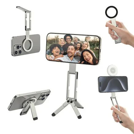 Ulanzi MA60 Foldable Magnetic Phone Tripod Silver