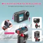 Ulanzi magnetinis pratęsinimo stiebas priedas Osmo veiksmo kameroms su saugiu greito atleidimo tvirtinimu, naudojamas su DJI Osmo kamera ant statyvo ir artinamas nuotraukos mechanizmo detalės