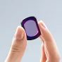 Ulanzi PK-03 magnetinis ND filtras DJI Osmo Pocket 3 – purpurinis ND16 stiklas su tvirtu aliuminio rėmu
