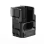Ulanzi PK-06 aliuminio plėtinimo adapteris DJI Osmo Pocket 3 su įvairiomis tvirtinimo galimybėmis ir tvirtu dizainu su ryškia apvalia anga.
