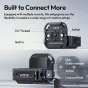 Ulanzi PK13 Uka papildomas adapteris DJI Pocket 3 su įvairiomis montavimo galimybėmis, įskaitant 1/4 colio sriegį ir GoPro suderinamumą, su greitu Uka atleidimo mechanizmu ir lengvu aliuminio dizainu