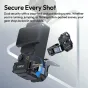 Ulanzi PK13 Uka plėtros adapteris DJI Pocket 3 kamerai su dviguba užrakto sistema: snap-lock ir pozicionavimo varžtu, užtikrinantis stabilų montavimą ir įvairias prijungimo galimybes