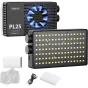 Ulanzi PL25 25W LED vaizdo šviesos panelis su reguliuojama dviguba spalvų temperatūra, baterijos skyriumi, įtrauktu difuzoriumi ir USB-C įkrovimo kabeliu profesionaliam fotografavimui ir vaizdo kūrimui