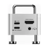 Ulanzi A050 QT03 dokų stotis su SSD talpykla - priekis rodantis HDMI 4K60Hz, USB-C 40Gbps sujungimus ir įmontuotą šaldymo ventilatorių