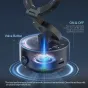 Ulanzi SK-22 elektrinė priesmaukio tvirtinimo įranga su apšviestu pagrindu, rodanti įjungimo/išjungimo mygtuką ir vožtuvo mygtuką MagSafe telefonams, demonstruojanti automatinę priesmaukio technologiją saugiam rankų laisvam tvir