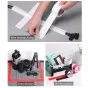 Ulanzi 3178 sunkiojo juodo siūlo juosta 32.8 pėdos ilgio, naudojama laidų tvirtinimui, fotografijos įrangai ir DIY projektams