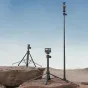 Ulanzi TT24 Cka dvigubo paskirties selfie lazdelė ir statyvas su universalia galva, išskleidžiama iki 1,48 m, su greito paleidimo plokštelėmis išmaniesiems telefonams ir veiksmo kameroms