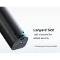 Ulanzi VL119 RGB šviesos lazdelė su skylute saugiam nešiojimui, tvirta konstrukcija ir profesionalus apšvietimo dizainas.